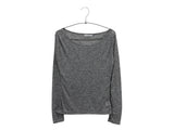 Tates U-Neck Wool Sheer T-Shirt (5c)