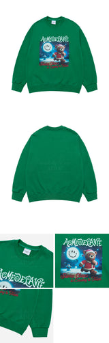 24FW ランニング サンタベア スウェットシャツ グリーン