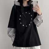 アバントフィット ラメル パターン レイヤード フーディー (4 colors)