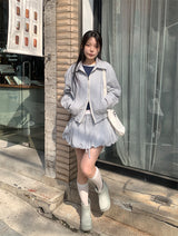 チェックバルーンスカート (2C)