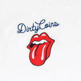 DC x The Rolling Stones Embroidery Logo Polo White