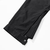 Poly Cotton Cargo Pants - BLACK