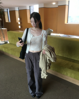 Cotton pocket cargo pants