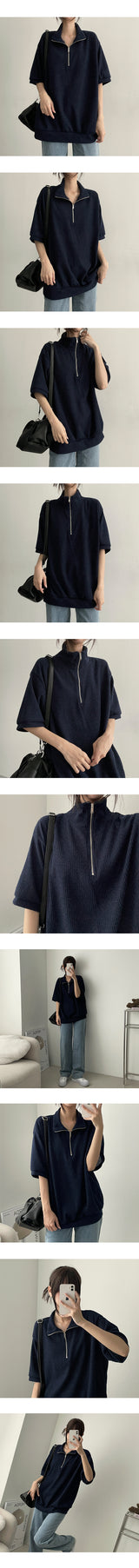[Basic, Long/S-2XL] Right Back Banding Summer Semi-Wide Denim Pants