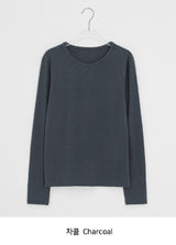 26SS★ [BAONHAUS] Ringchi Layered Span Round T-Shirt