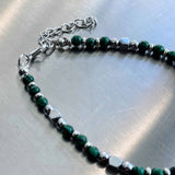 Malachite Geometric Fusion Bracelet
