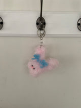 ブルーリボンバニーキーホルダー