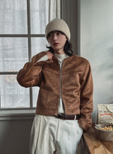 Paul No Collar Wool Jacket