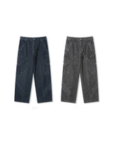 HD Round Pigment Cargo Pants (2C)