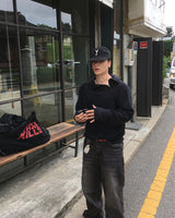 No.1855 アーチド WM フード Tシャツ (3color)