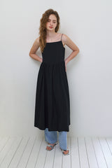 Summer tie dress_black