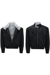 Reversible Fur Heavy Puffer Jacket