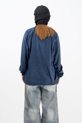 ダイスタンドベルベット長袖Tシャツ