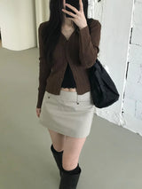 Plan V-Neck Cardigan (4 colors)