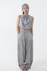 FLOW WIDE PANTS_ASH GRAY