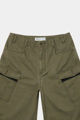 Monkey Pockets Cargo Shorts (Washed Khaki)
