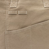 Pigment Washed Oxford Tote Bag Beige