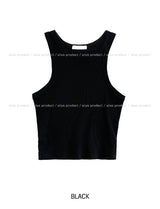 [U-BASIC] Winnie Halter Ribbed Sleeveless