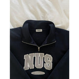 Huke x Nus.ハーフジップアップ