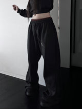 サギングバンドワイドパンツ (fleece-lined / 2color)