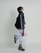 Hayley Cancanシースルーレースロングスカート