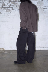 Ghost Star Stripe Pants Dark Brown