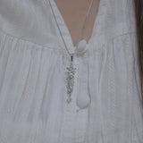 coral starfish seahorse necklace