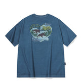 26SS★ ドルフィンハーツピグメント半袖Tシャツ