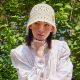VA パッチソフトニットバケットハット / Ivory
