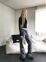 Vintage Semi-Flared Denim