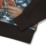 COLLECTION LOWKEY BOOK CLUB PRINTED SWEATSHIRT [DARK BROWN]