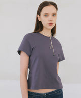 Poev Arched T-Shirt - Charcoal