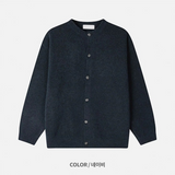 [CROP FIT]ラウンドネックニットクロップカーディガン(6color)