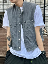 Cropped pigment vest 2C