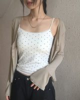 Lethin Dot Lace Sleeveless