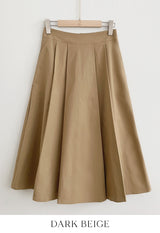 Julian Pintuck Pleats Long Skirt
