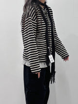 STRIPE TWEED CARDIGAN