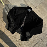 ASCLO Technical Track Leather Jacket (2color)