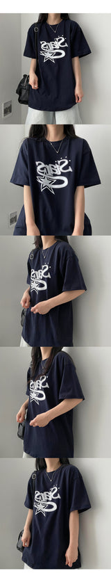 Beryl スター半袖Tシャツ