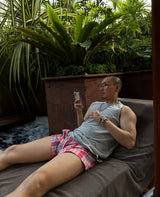 [UNISEX] Patterned Trinkled Short Shorts