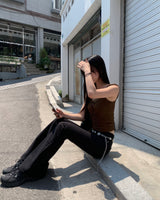 Reve low boots cut pants
