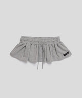SWEAT LAYERED LOGOLABEL SKIRT