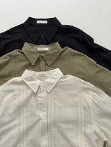 Ethnic Linen Over Fit Shirt
