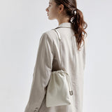 LUZIN MINI シープスキンショルダーバッグ / Bright Ivory