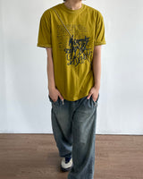 ペンシルプリントショートスリーブTシャツ