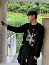 Shadow printing long sleeve
