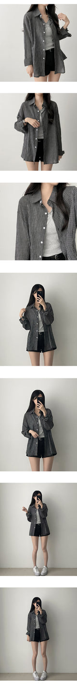 Carn spandex シャーリングフリルVネックノースリーブナシベスト