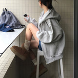 [BELLIDE MADE] ノア, ルーズフィットツーウェイジップアップフーディー