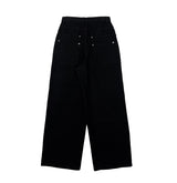 Demon Pintuck Cotton Long Wide Pants