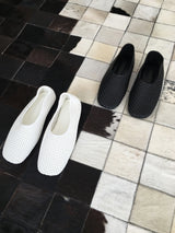 Woven square flats 